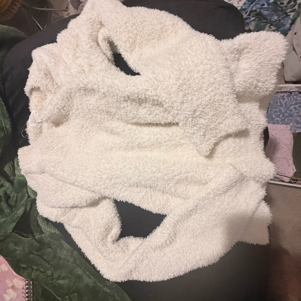 Stars Above Plush Cream Sweater